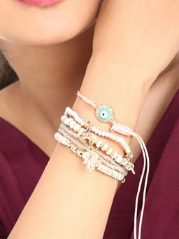 Yellow Chimes - Women Set of 5 Multicoloured Handcrafted Bracelets