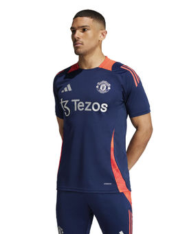 adidas - MUFC TR JSY Men Navy Blue Sports Jerseys