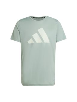 adidas - RUN IT TEE Men Green Sports T-Shirt