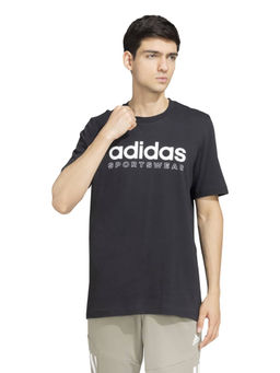 adidas Originals - M LIN GRFX TEE Men Black Sports T-Shirt