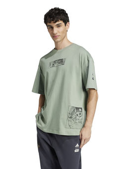 adidas - M SW TM T 2 Men Green Sports T-Shirt