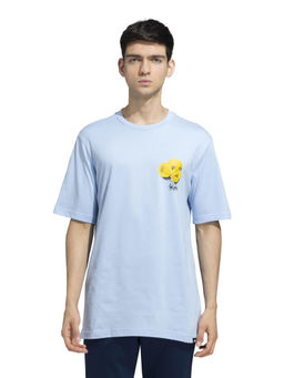 adidas - M L SL LEMON T Men Blue Sports T-Shirt