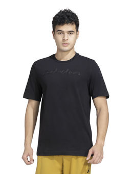 adidas - ADI SPW EMB T Men Black Sports T-Shirt