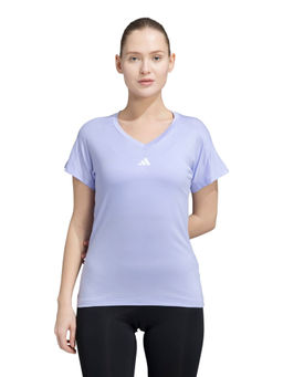 adidas - TR-ES MIN T Women Purple Sports T-Shirt