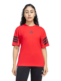 adidas Originals - W FI 3S TEE Women Red Sports T-Shirt