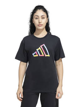 adidas Originals - W T FILL TEE Women Black Sports T-Shirt