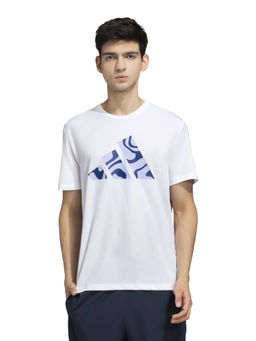adidas - RUN IT BL TEE M Men White Sports T-Shirt