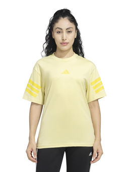 adidas Originals - W FI 3S TEE Women Yellow Sports T-Shirt