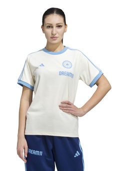 adidas - INDCRI TRVLTEEW Women White Sports T-Shirt