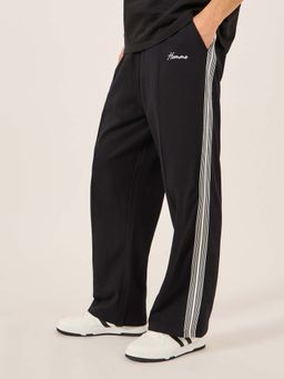 Styli - Black Stripes Relaxed Fit Trackpant