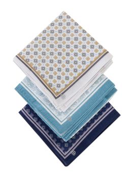 Bonjour - Silcora Mens Cotton Handkerchiefs (Pack of 3)