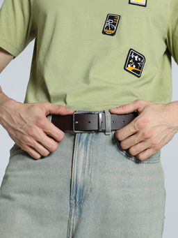 Puma - Minsk Reversible Leather Navy Blue Belt