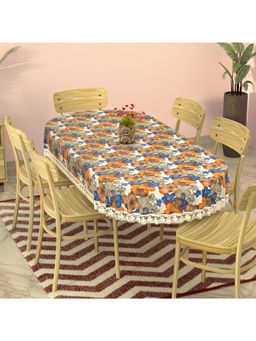 Kuber Industries - Multi-Color Plastic 6 Seater Table Cover