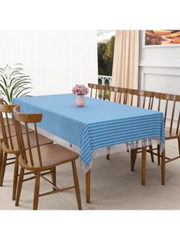 Kuber Industries - Blue Plastic Table Cover