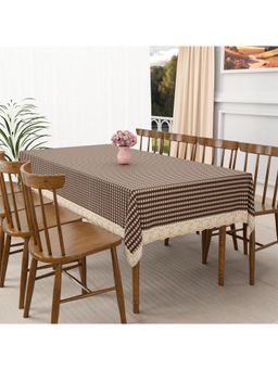 Kuber Industries - Brown Plastic Table Cover