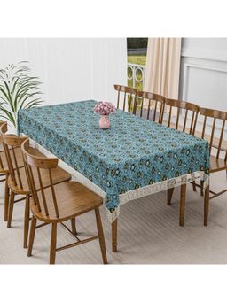 Kuber Industries - Black Plastic 6 Seater Table Cover