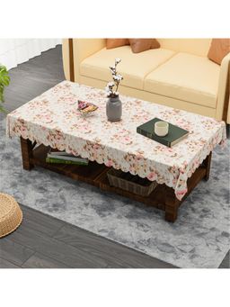 Kuber Industries - Multi-Color Jute 4 Seater Table Cover