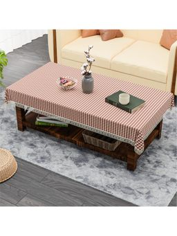 Kuber Industries - Multi-Color Jute 4 Seater Table Cover