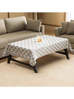 Kuber Industries - Brown Plastic 4 Seater Table Cover