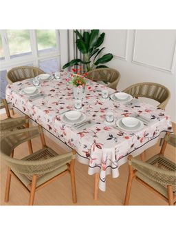 Kuber Industries - Cream Cotton Table Cover