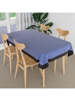 Kuber Industries - Blue Cotton Table Cover