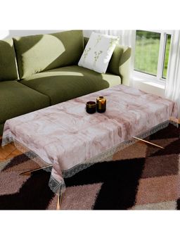 Kuber Industries - Brown Plastic 4 Seater Table Cover