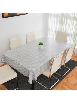 Kuber Industries - White Plastic Table Cover