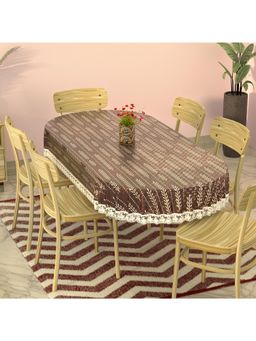 Kuber Industries - Multi-Color Plastic 6 Seater Table Cover