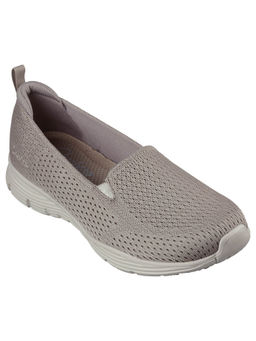 SKECHERS - Women Seager Taupe Casual Slip On Loafers