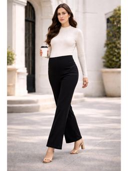 MomToBe - Women's Maternity Black Palazzo