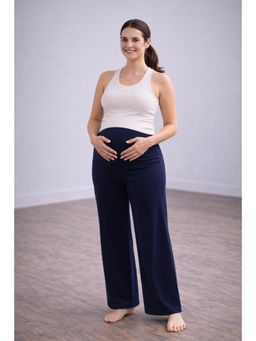 MomToBe - Women's Maternity Blue Palazzo