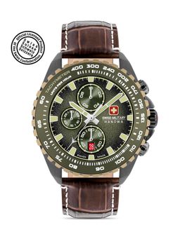 Swiss Military Hanowa - Men Green Round Dial Analog Watch - SMWGC0001840