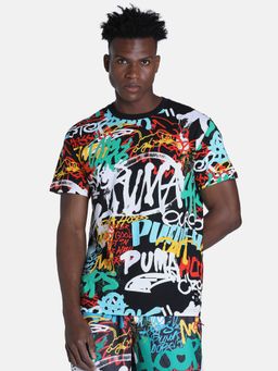 Puma - Graffiti Mens Multi Color T-shirt