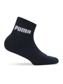 Puma - Unisex Solid Cotton Blue Socks