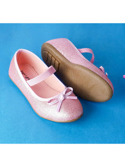 BOYZ N GALZ - Girls Pink Embellished Ballerina