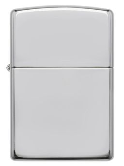 Zippo - High Polish Sterling Silver Windproof Pocket Lighter