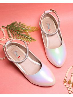 Tiny Bugs - Girls Part Wear Pump Heels - Off White