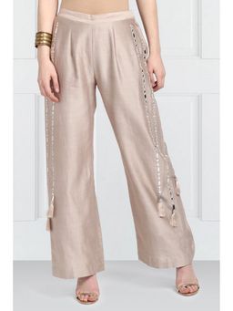Twenty Nine - Taupe Mirrorwork Tassel Pant