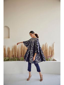 Twenty Nine - Parsi Gaara Panel Blue Dress