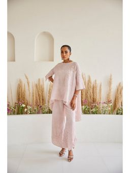 Twenty Nine - Pink Artisanal Bandhani Asym Palazzo