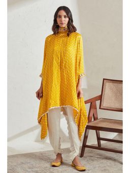 Twenty Nine - Yellow Tulip Mirror Spread Dhoti