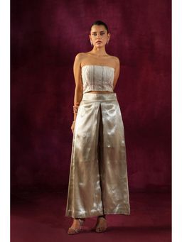 Twenty Nine - Panelled Banarasi Brocade Palazzo