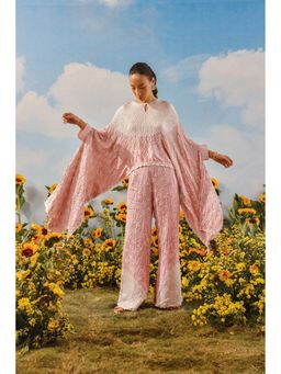 Twenty Nine - Shibori Bandhani Pink Flared Pants