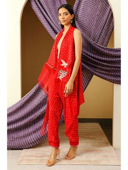 Twenty Nine - Bandhani Layered Dhoti