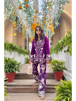 Twenty Nine - Purple Dhriti Mehra In Our Parsi Gaara Palazzo