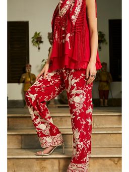 Twenty Nine - Red Parsi Gaara Jaal Palazzo