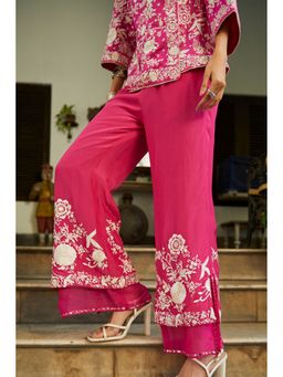 Twenty Nine - Pink Parsi Gaara Layered Palazzo