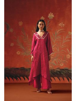 Twenty Nine - Red Ankle Length Palazzos