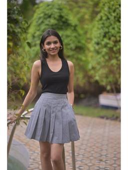 Posh Pants Club - Grey Yuni Skirts