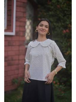 Posh Pants Club - White Margot Top